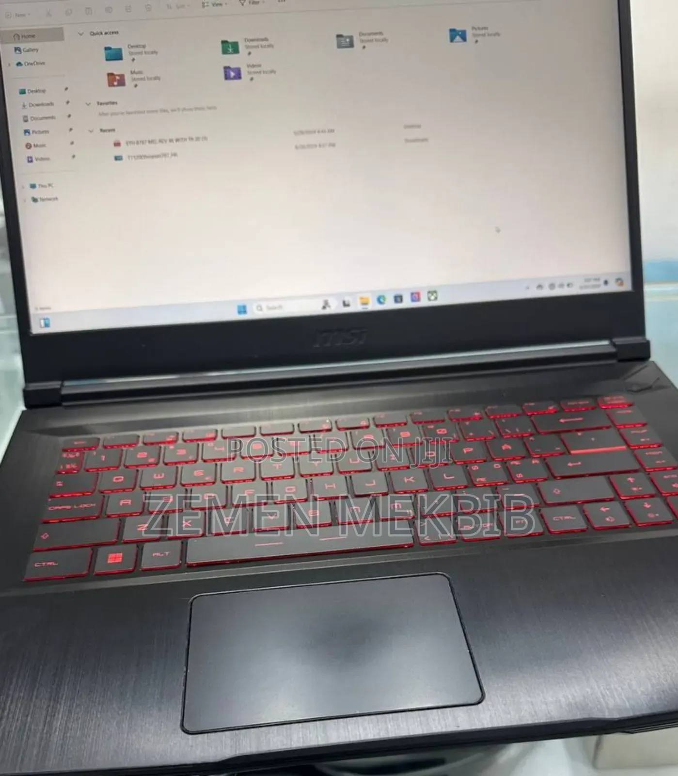 New Laptop MSI 16GB Intel Core I5 SSD 512GB