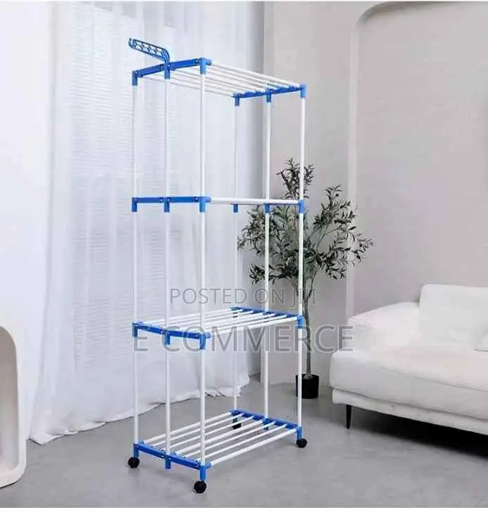 Four Layer Cloth Rack ባለ 4 ደረጃ የልብስ