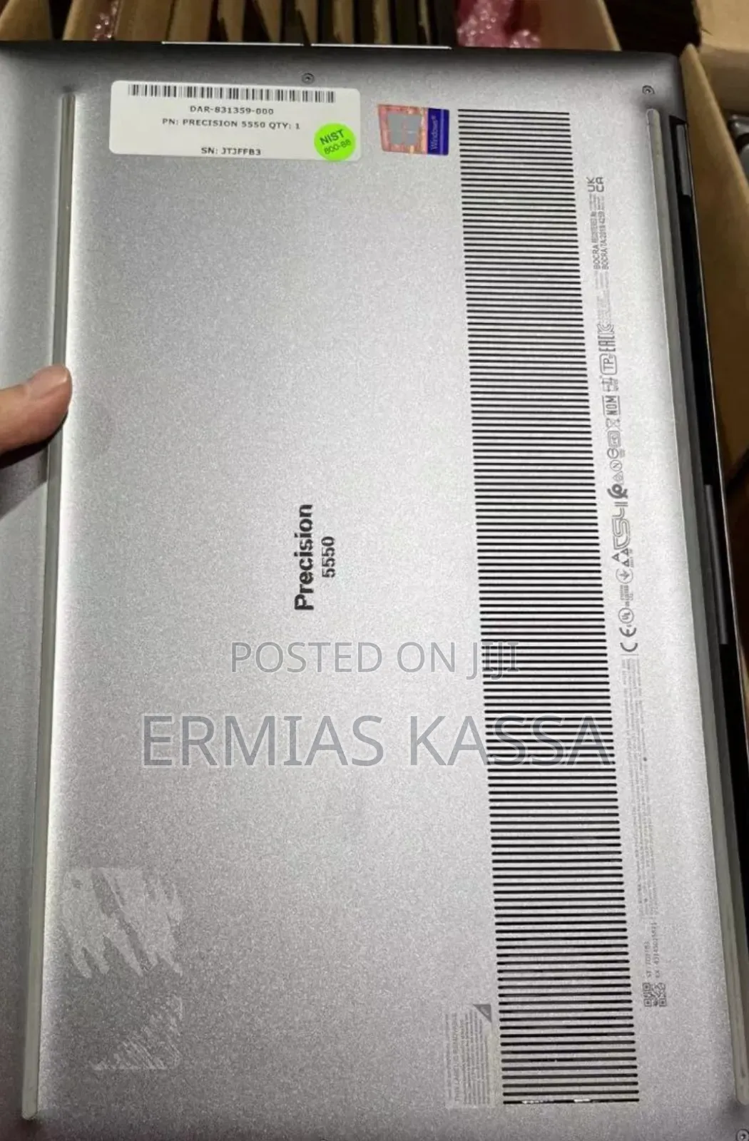 New Laptop Dell XPS 15 32GB Intel Core I7 SSD 512GB