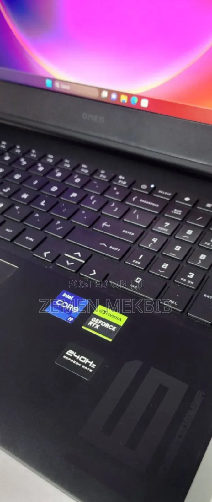 New Laptop HP Omen 15 16GB Intel Core I9 SSD 1T