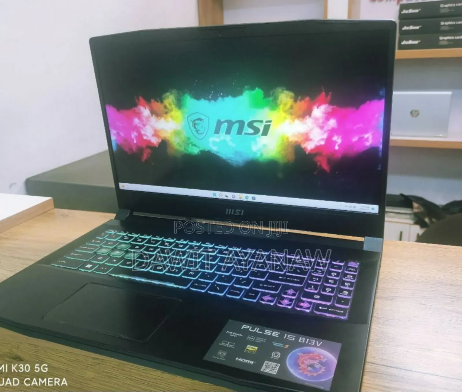 New Laptop MSI Katana GF76 16GB Intel Core I7 SSD 1T