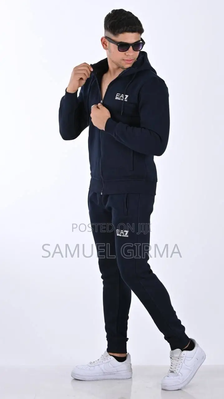 - Men's Hoodie Sweatpants Set
  High Quality