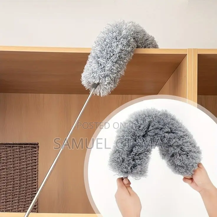 --microfiber Duster With Telescopic Extension Pole