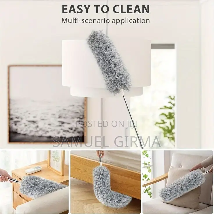 --microfiber Duster With Telescopic Extension Pole
