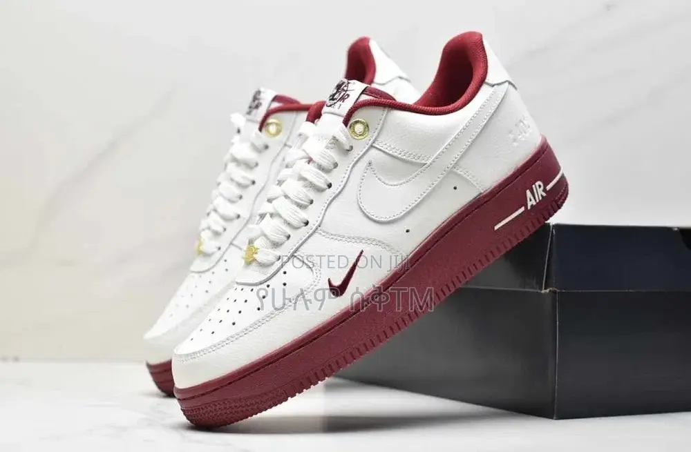 Original Nike Air Force 1 Low ‘07 Se “Team Red Sail” Shoes