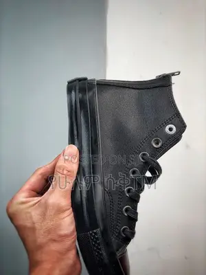 Converse Allstar Chuck 70 “Triple Black” Back Zip Shoes