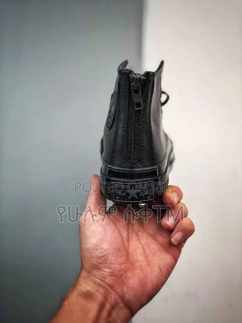 Converse Allstar Chuck 70 “Triple Black” Back Zip Shoes