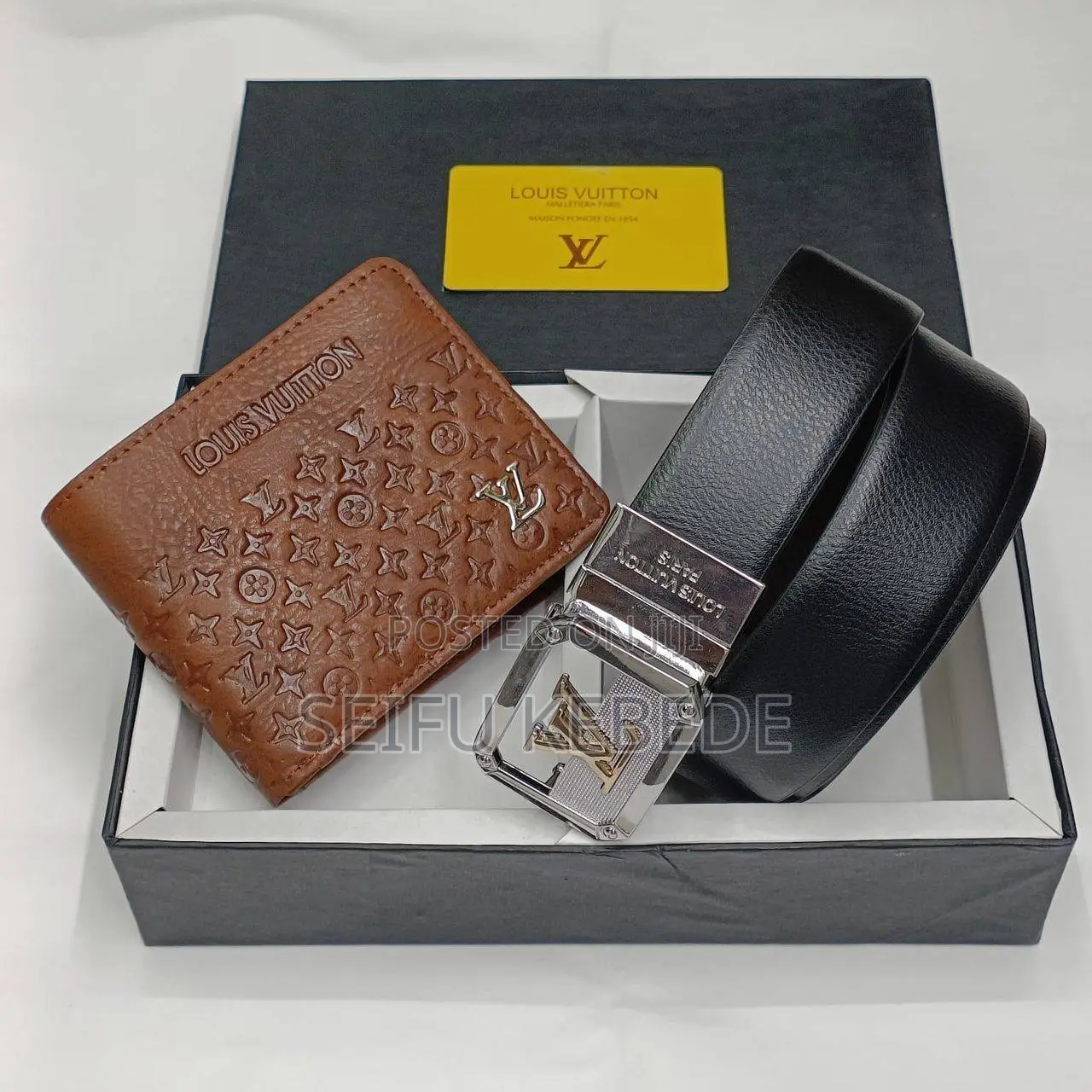 Belt and Wallet Combo