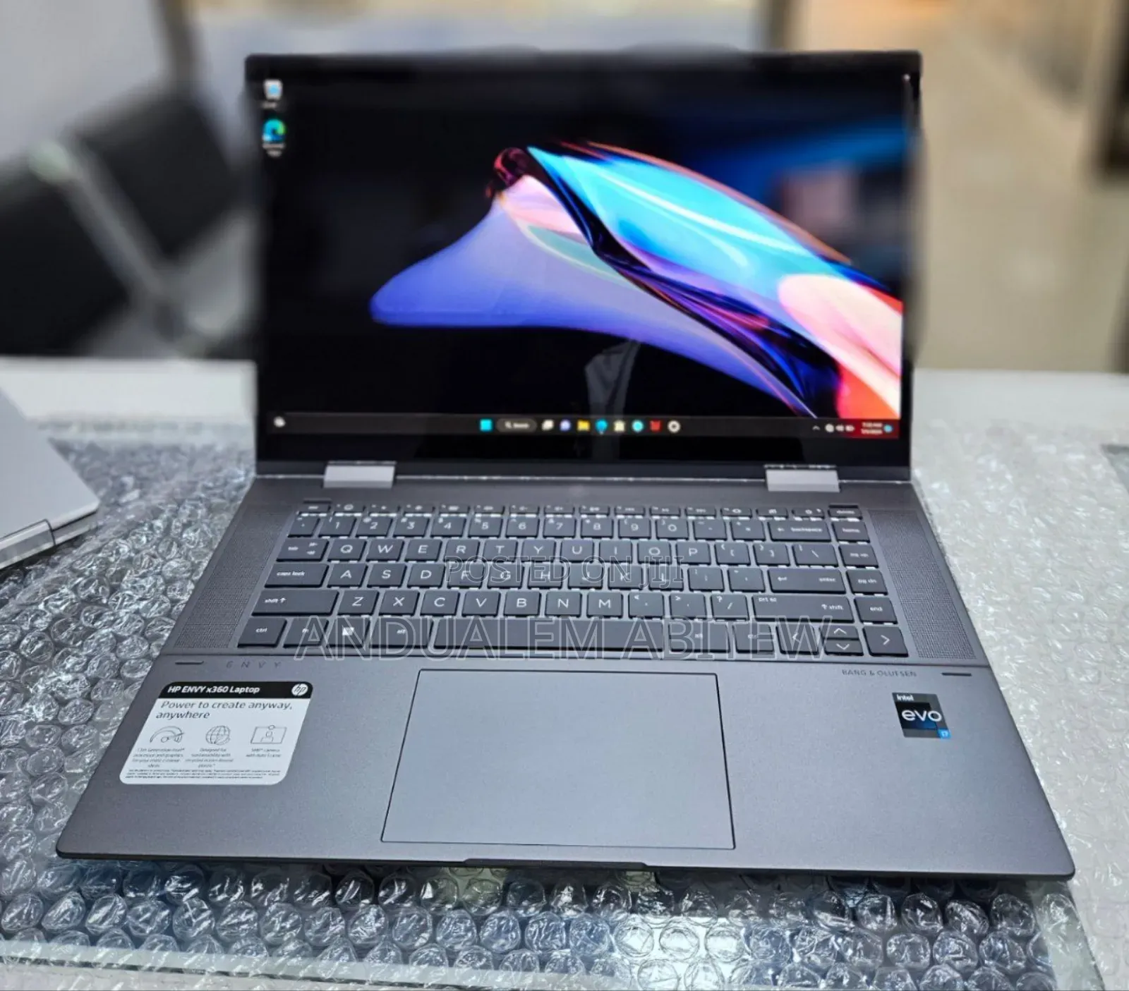 New Laptop HP Envy X360 32GB Intel Core I7 SSD 1T