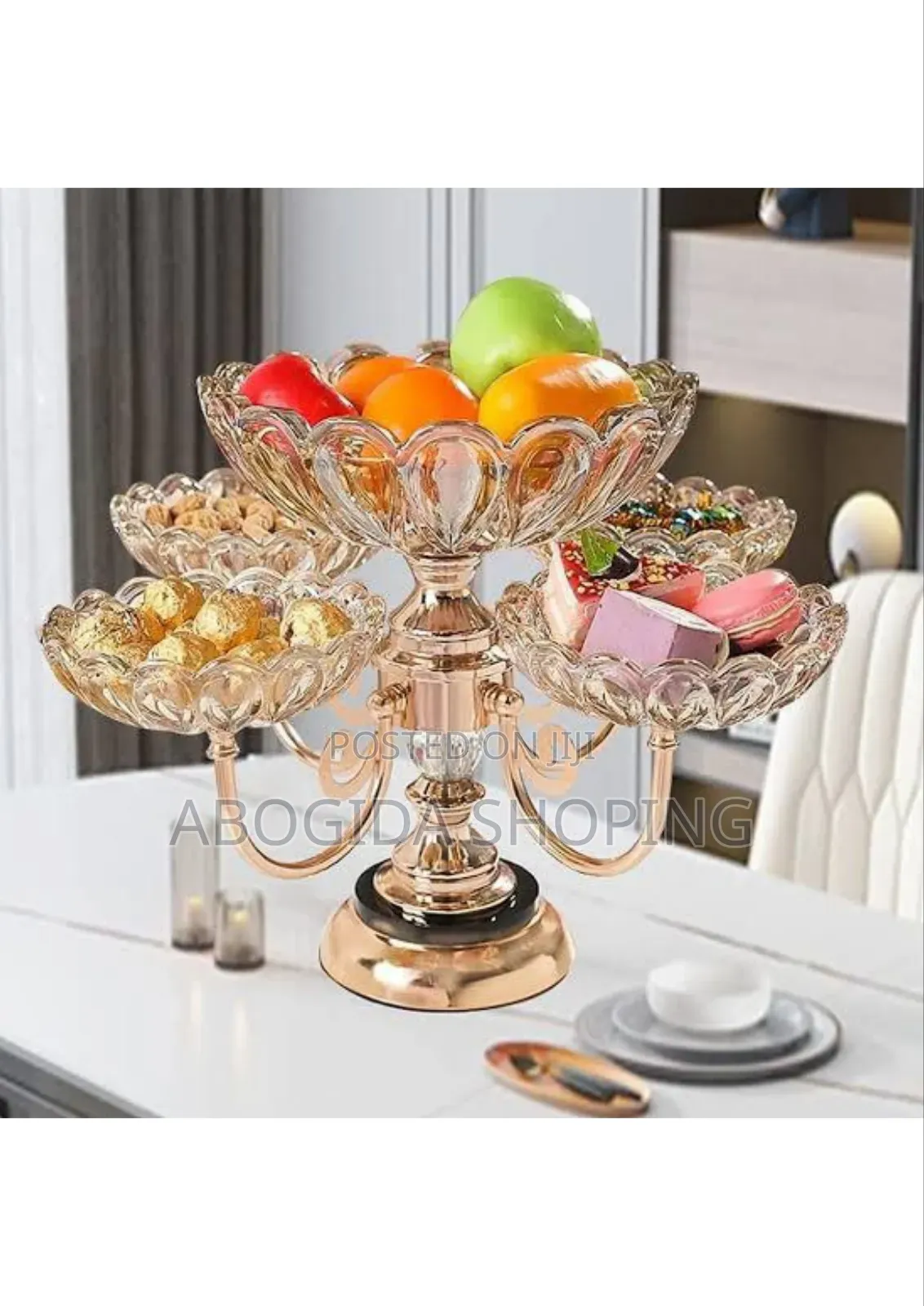 3 Plate Ornamental Fruit Plate