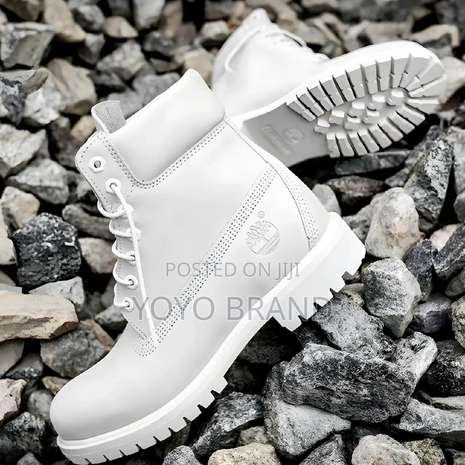 Timber Land White Fashion Shoes