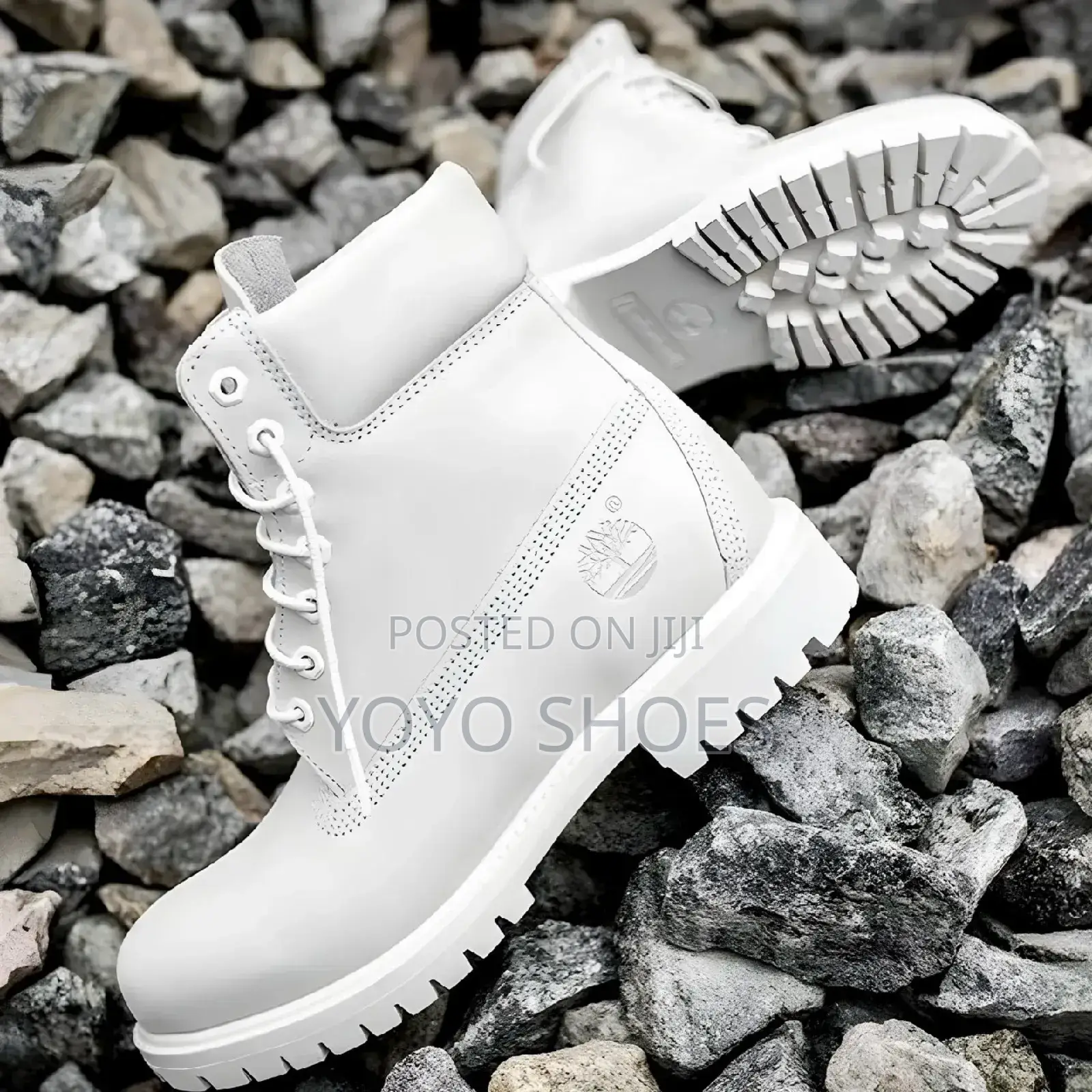 Timber Land White Fashion Shoes