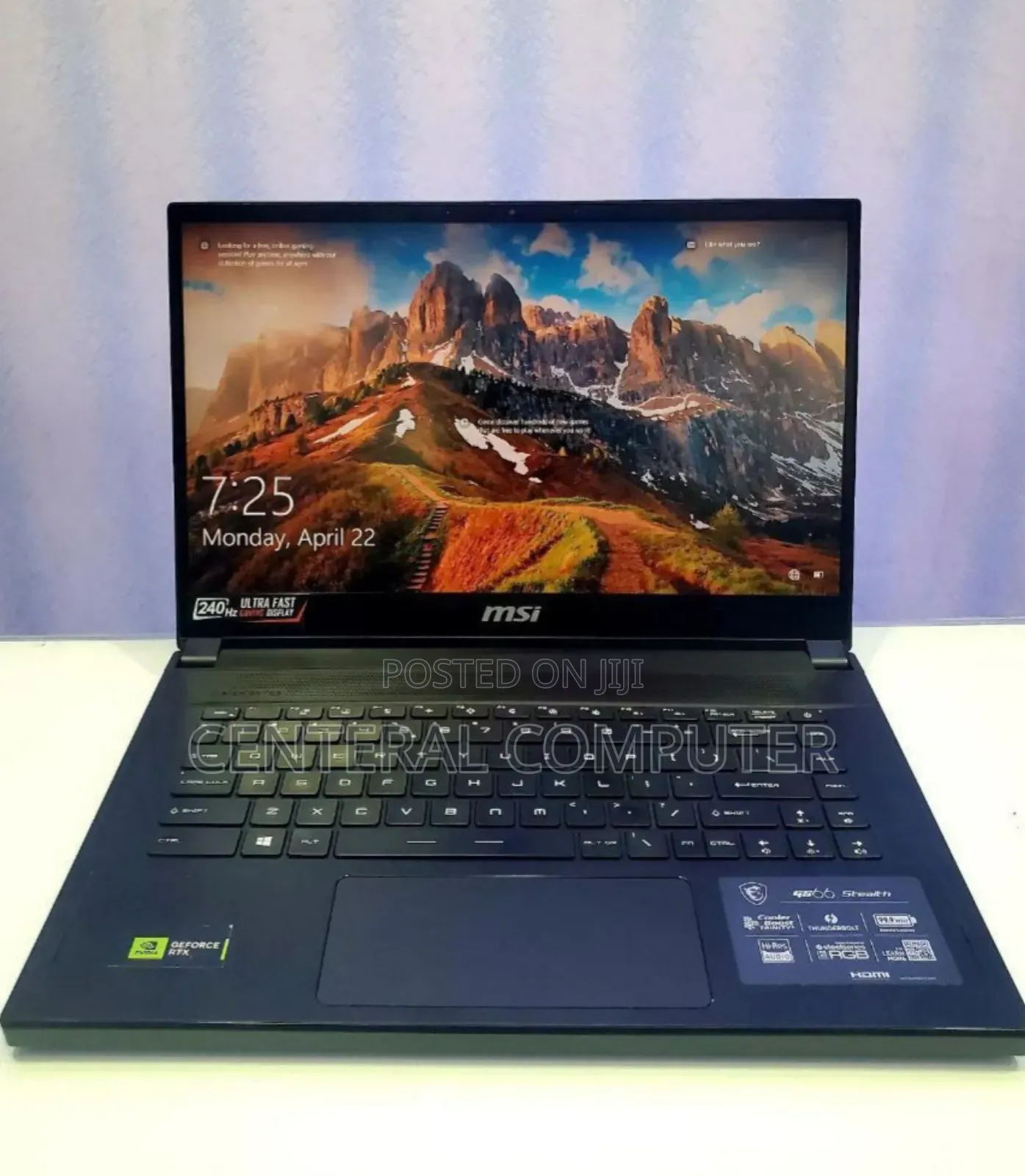 New Laptop MSI GF63 32GB Intel Core I9 SSD 1T