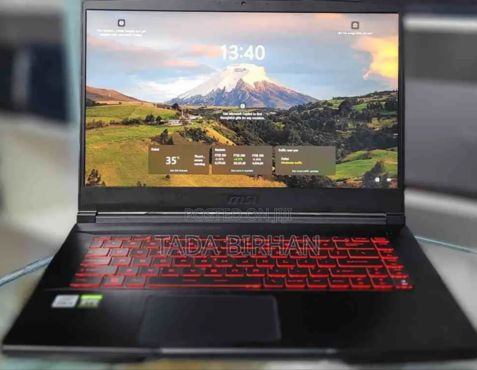 New Laptop MSI GF63 12GB Intel Core I7 SSD 512GB