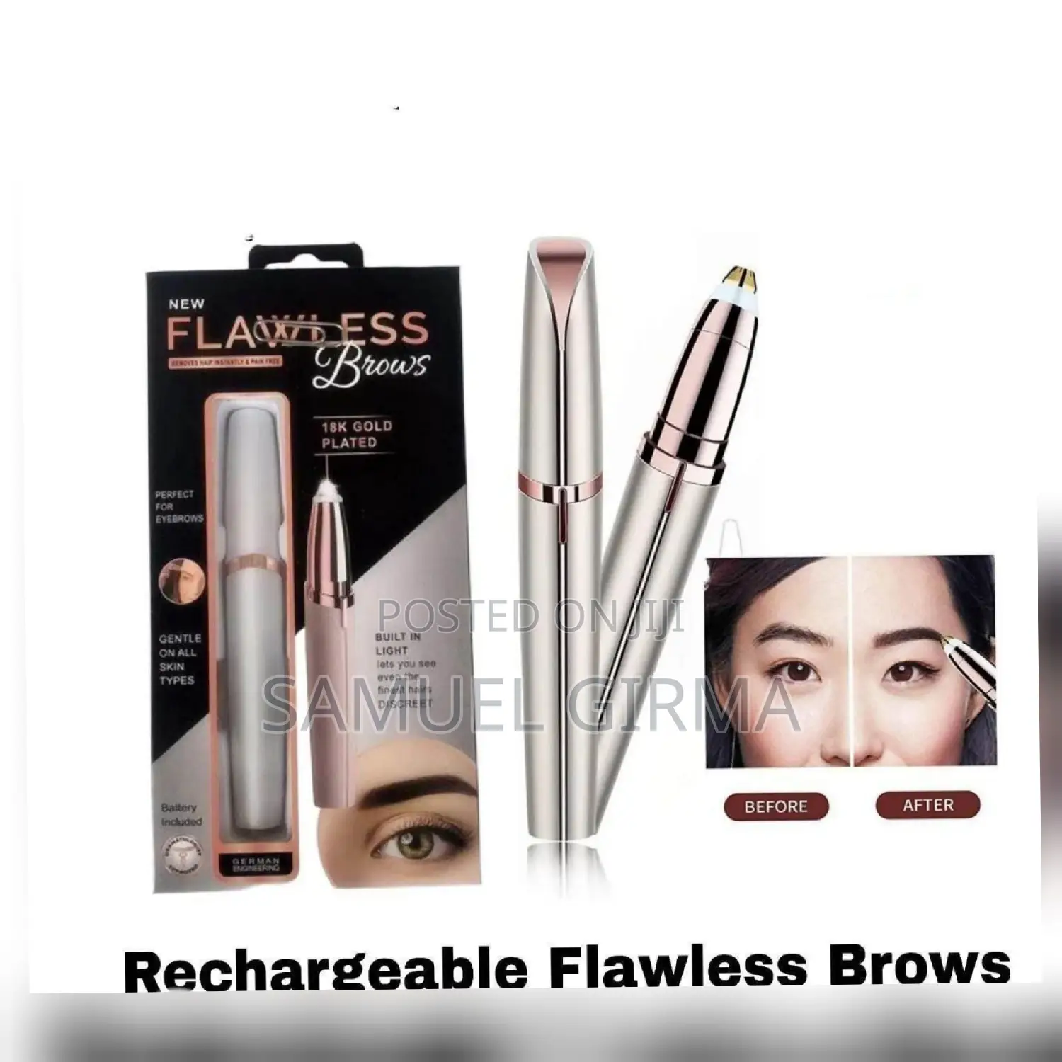 -Rechargeable Flawless Brows
  High Quality
