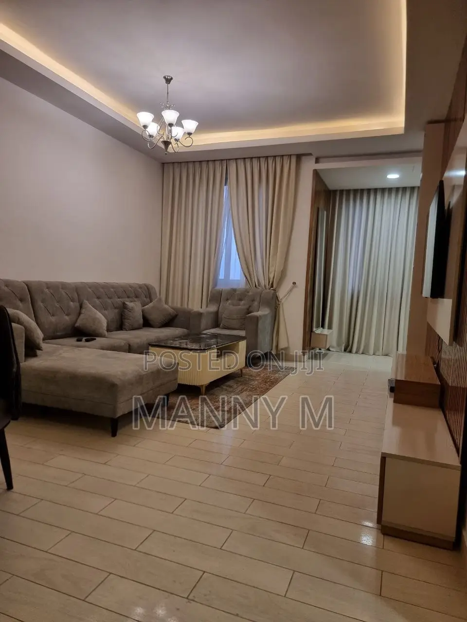Furnished 3bdrm Apartment in Al-Sam Apartment, Bole for rent