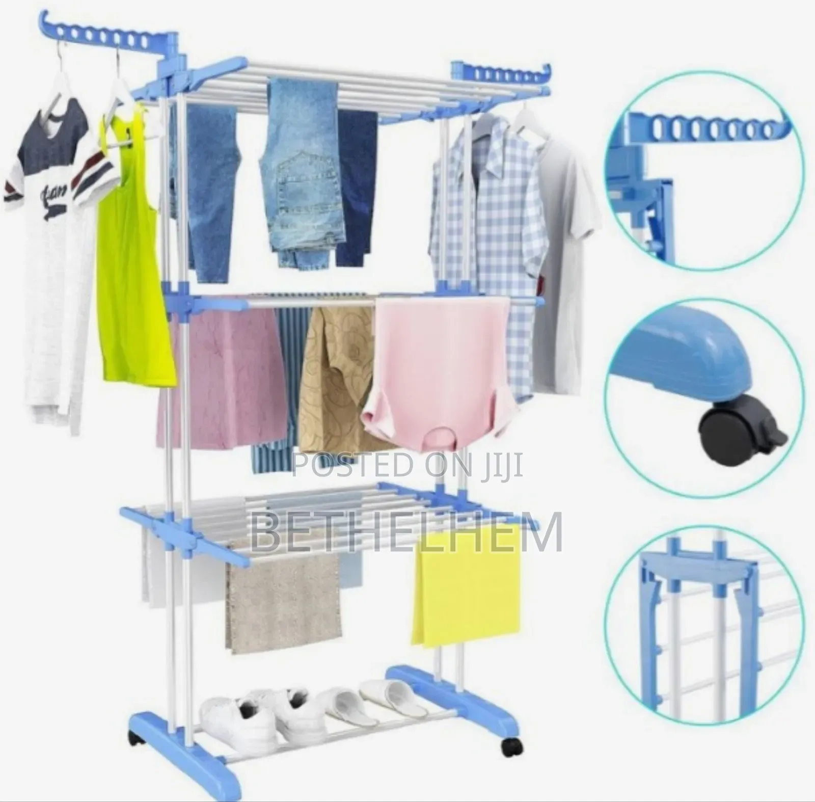 እጅግ ዘመናዊ የሆነ የልብስ ማስጫ 40kg የሚሸከም