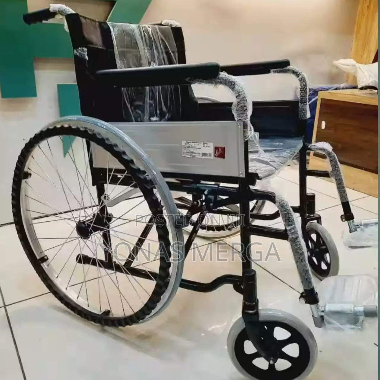 Normal Wheelchair/Wheelchair - NEW_ Sturdy Solid Wheelchair