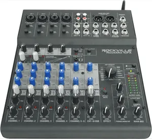 4-person Podcast Kit W/Usb Mixer/Interface+Mics+Headphones