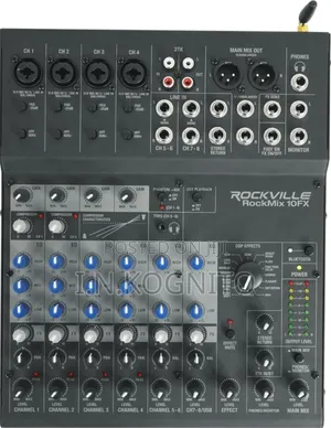 4-person Podcast Kit W/Usb Mixer/Interface+Mics+Headphones