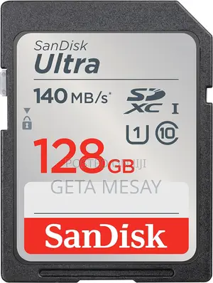 Sandisk Ultra 128gb SDXC Uhs-I Memory Card Up to 140mb/S Class 10 U1