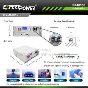 Power Back Up Lithium Ion Battery and Inverter