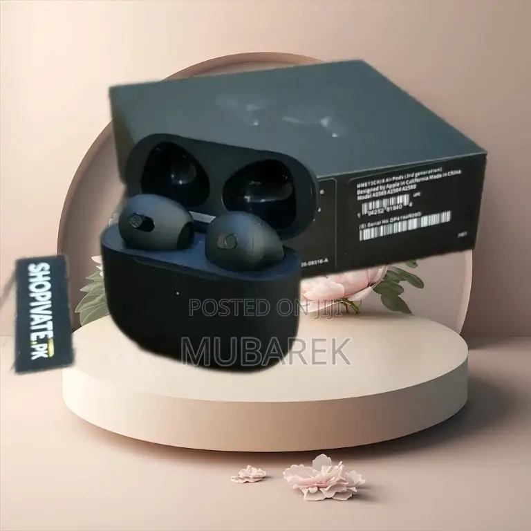 Airpod Pro 3rd Gen in Black Color: Sleek Design