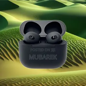 Photo - Airpod Pro 3rd Gen in Black Color: Intuitive Controls