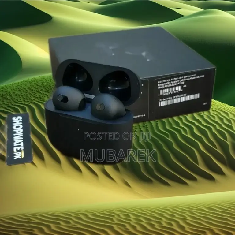 Airpod Pro 3rd Gen in Black Color: Intuitive Controls