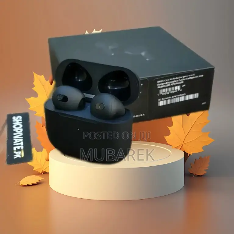 Airpod Pro 3rd Gen in Black Color: Adaptive Audio