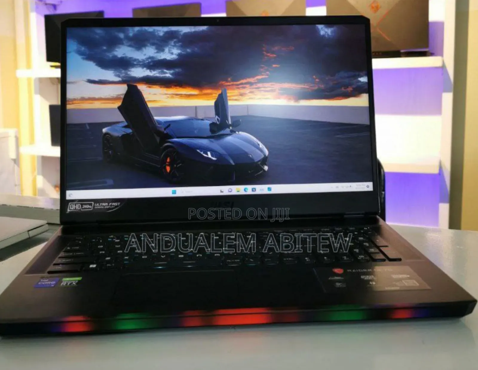 New Laptop MSI GP75 Leopard 32GB Intel Core I9 SSD 2T