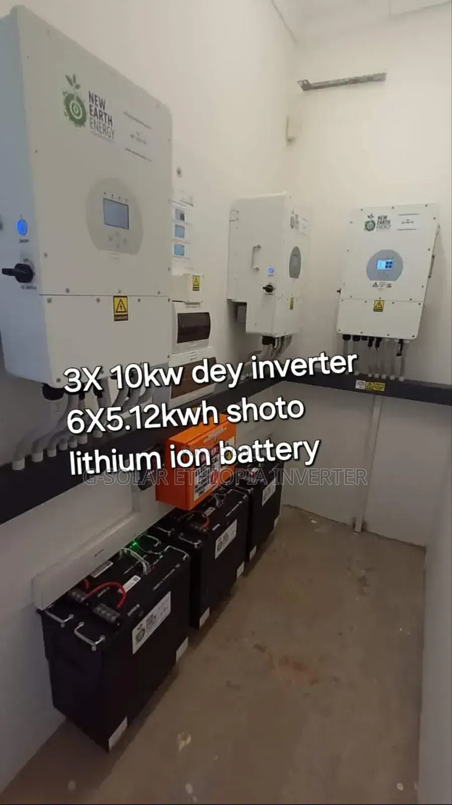 ጂ-ፓውር የመብራት መቆራረጥ ቸግርን የሚቀርፍ Li-Ion Battery Solar Inveter
