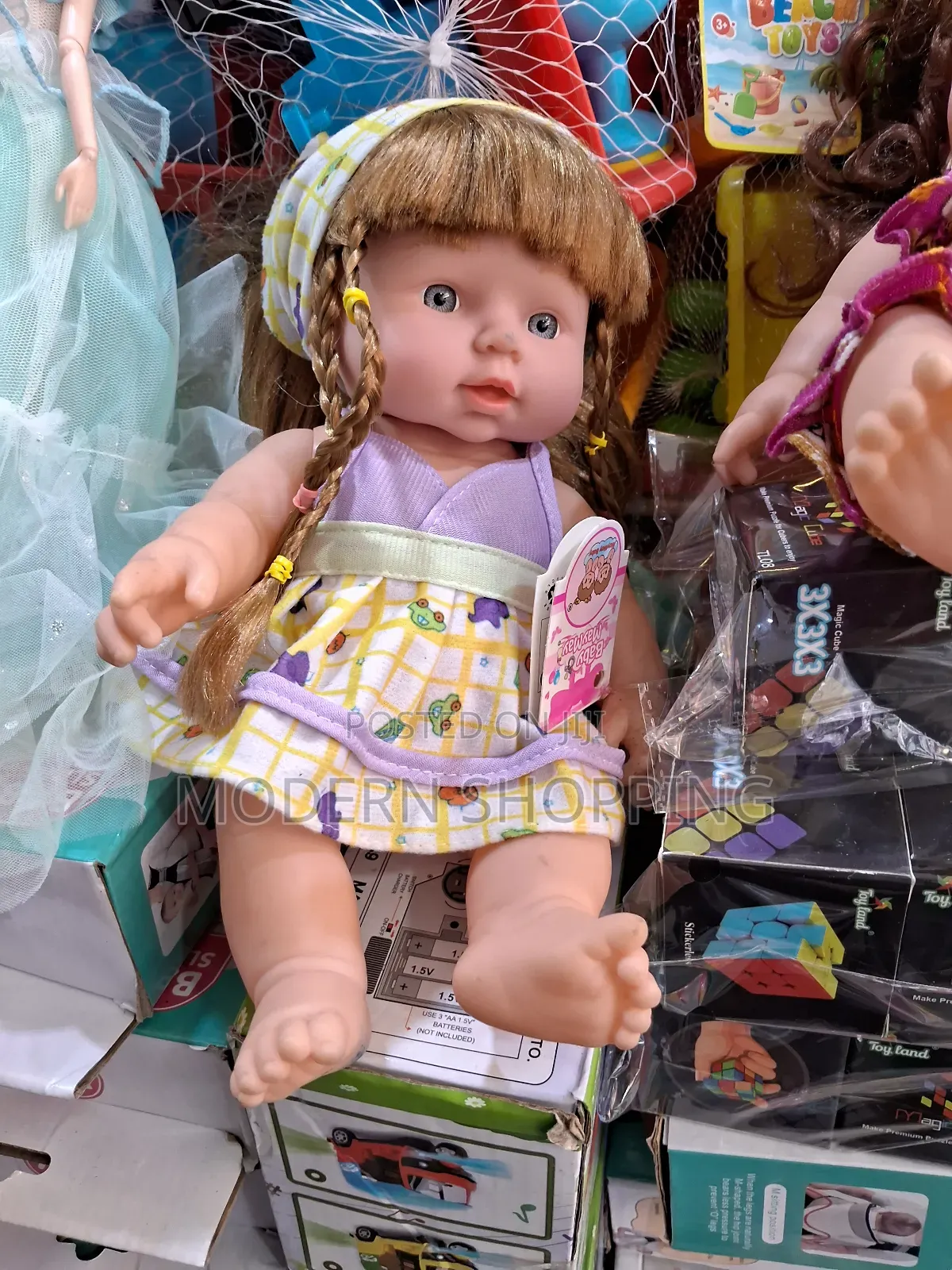  Charming Doll With Brown Hair