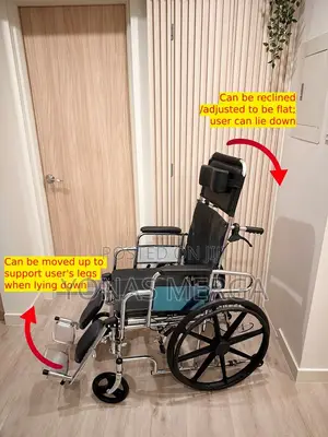 Wheelchair\¥\High Quality/*/ Reclining, With Commode/Toilet)