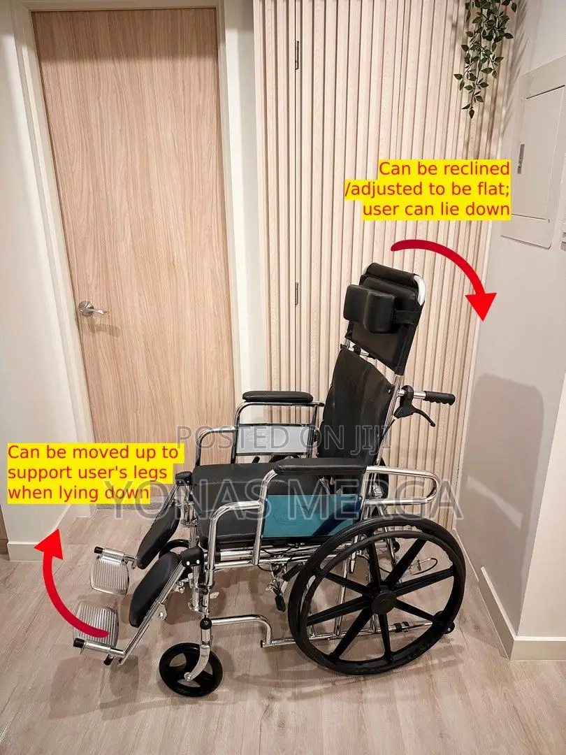 Wheelchair\¥\High Quality/*/ Reclining, With Commode/Toilet)