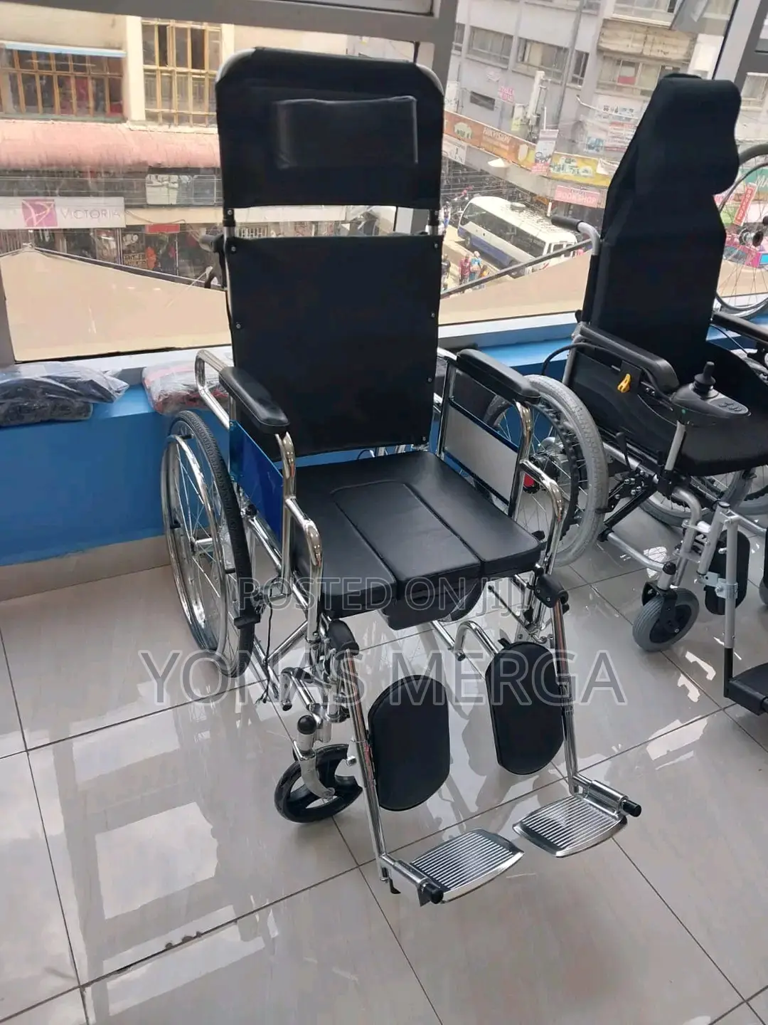 Easycare Wheelchair¡♡¡Wheelchair¿♧¿Toilet Wheelchair/ዊልቼር