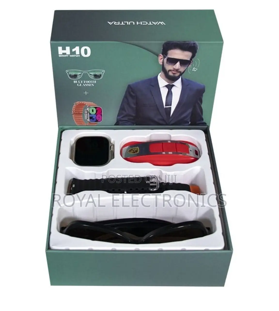 Series 9 Smart Watch + Bluetooth Glass + Power Bank