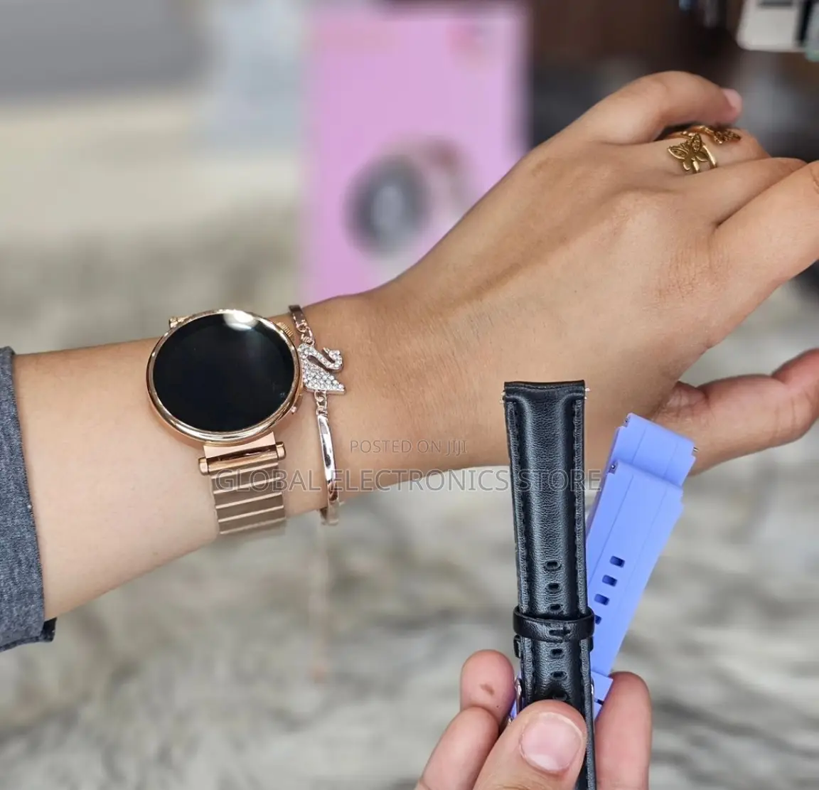 የሴት Original Hainoteko Germany RW-43 Smart Watch 3 Straps