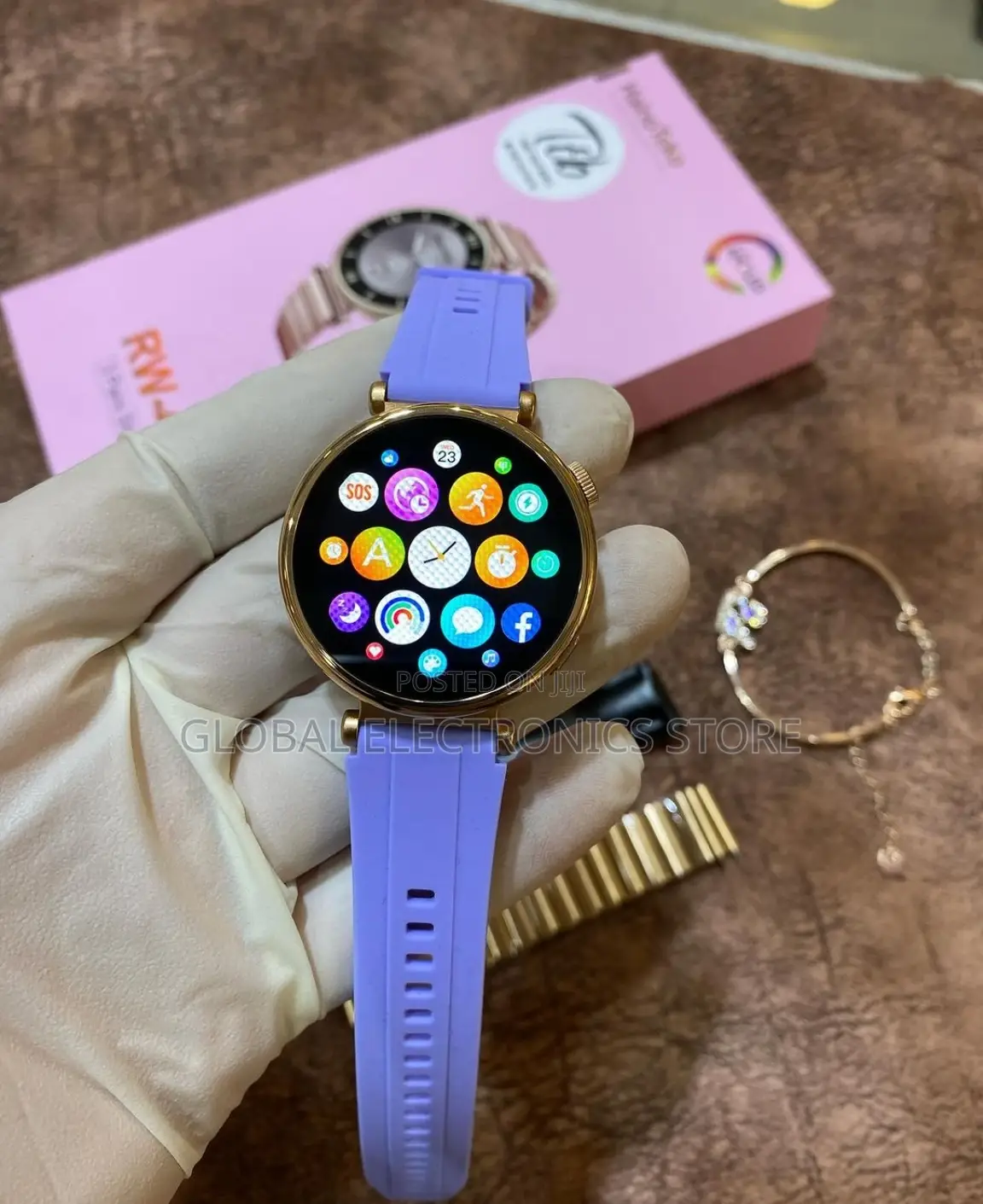 የሴት Original Hainoteko Germany RW-43 Smart Watch 3 Straps