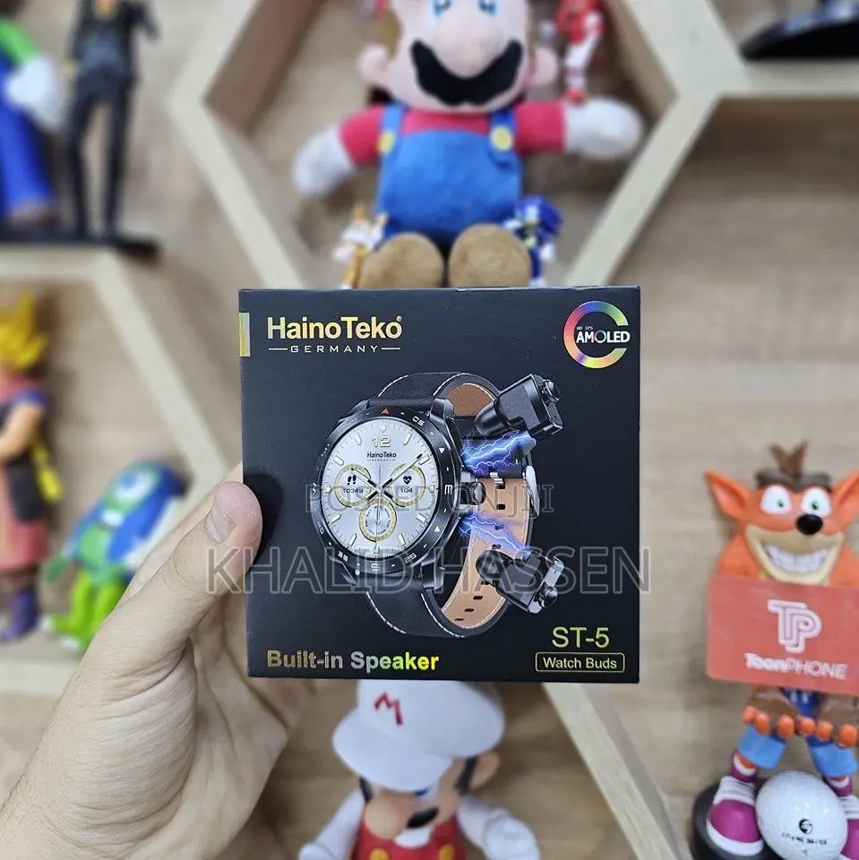 Hainoteko St5 አዲስ የ2024 ዘመናዊ ስማርት ሰአት