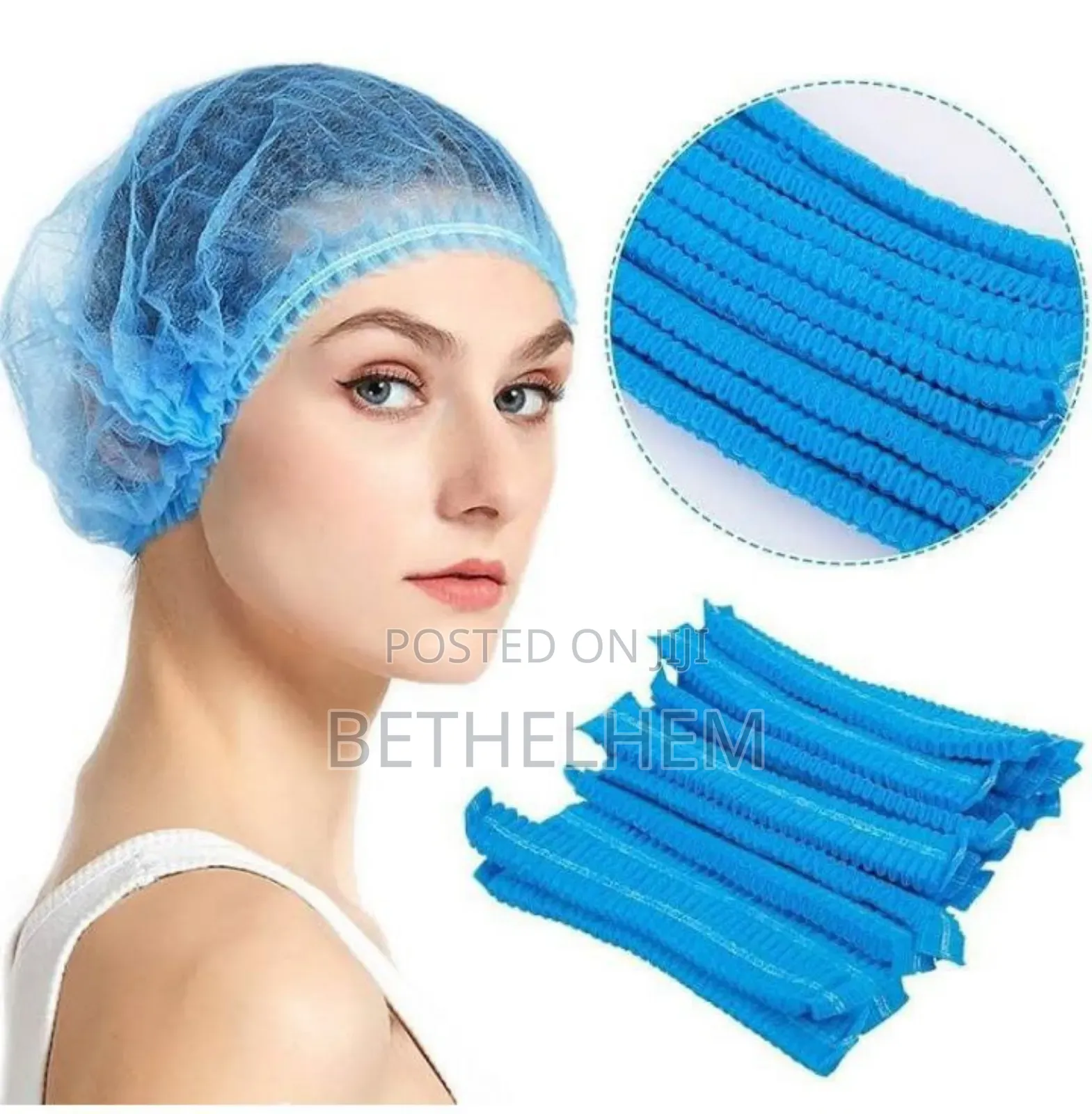 100 PCS Blue Disposable TNT Cap