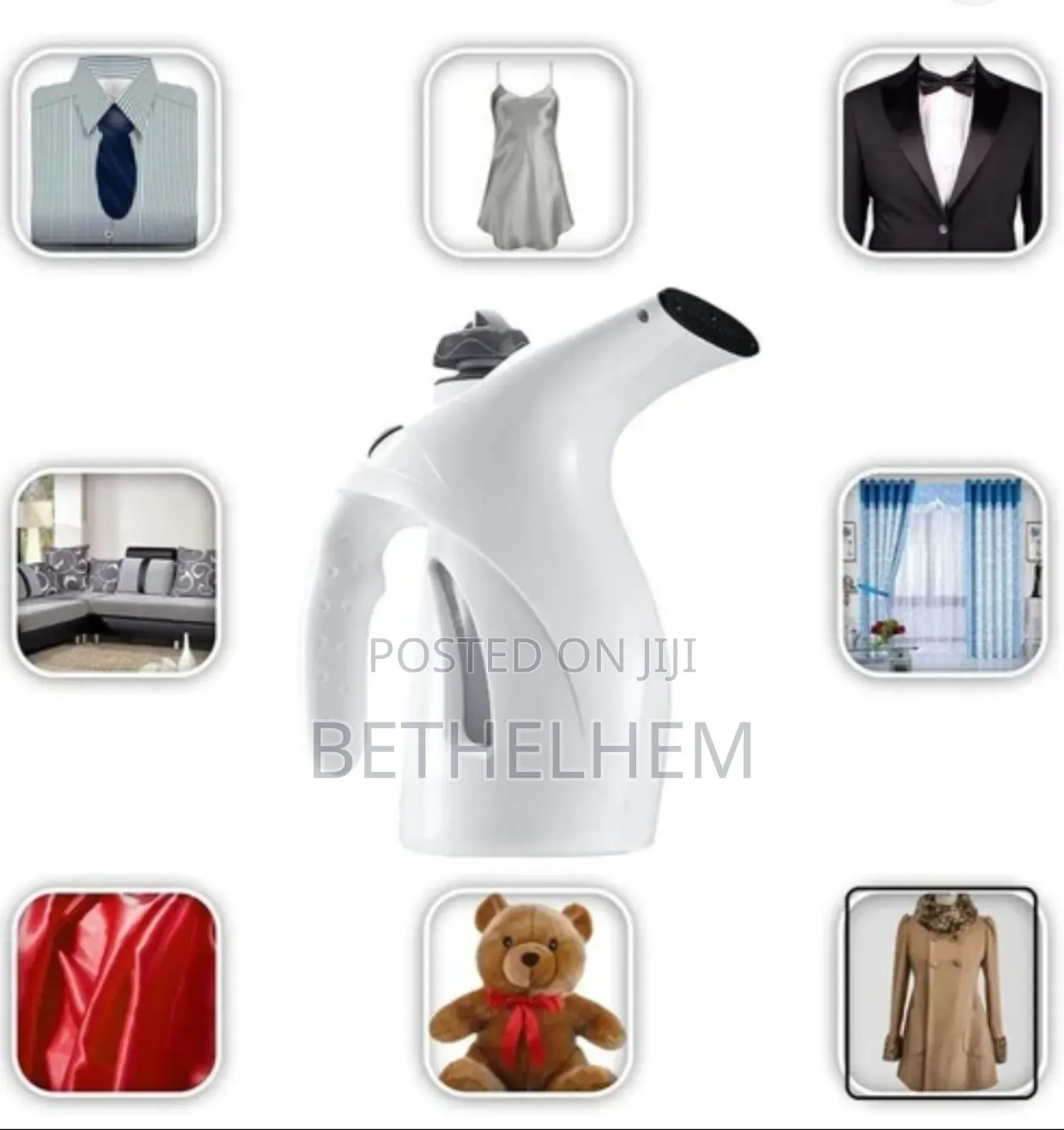 የልብስ ስቲመር መተኮሻ እና ለፊት እንደ ስቲመር ሁለት አገልግሎት ያለዉ