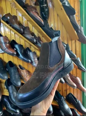 ኦርጅናል የቆዳ ጫማዎች Boots Shoes Leather Shoes ቡትስ ጫማ Chelseaboots