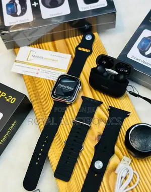 Photo - HainotekoGermany Smart Watch With Airpods + Mini Speaker