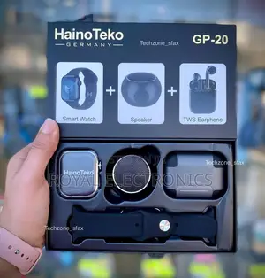 HainotekoGermany Smart Watch With Airpods + Mini Speaker