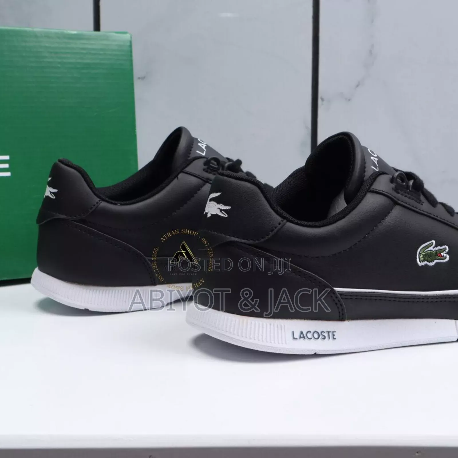 Lacoste Contrasted Leather Shoes