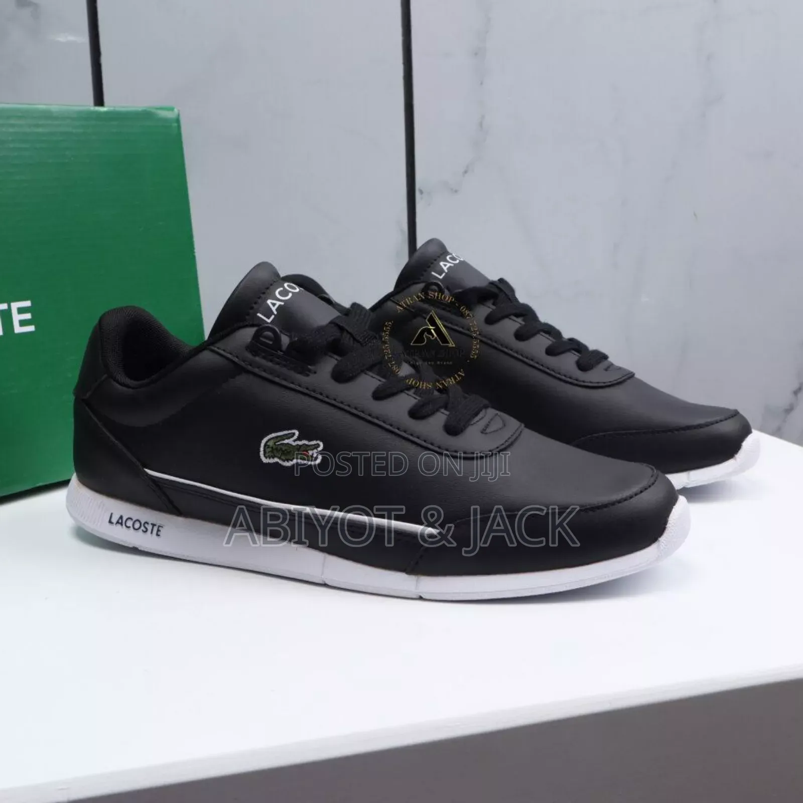 Lacoste Contrasted Leather Shoes