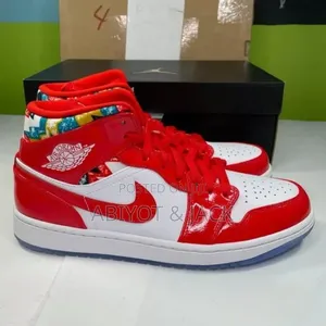 Air Jordan 1 Mid ‘Barcelona Sweater’ Shoes