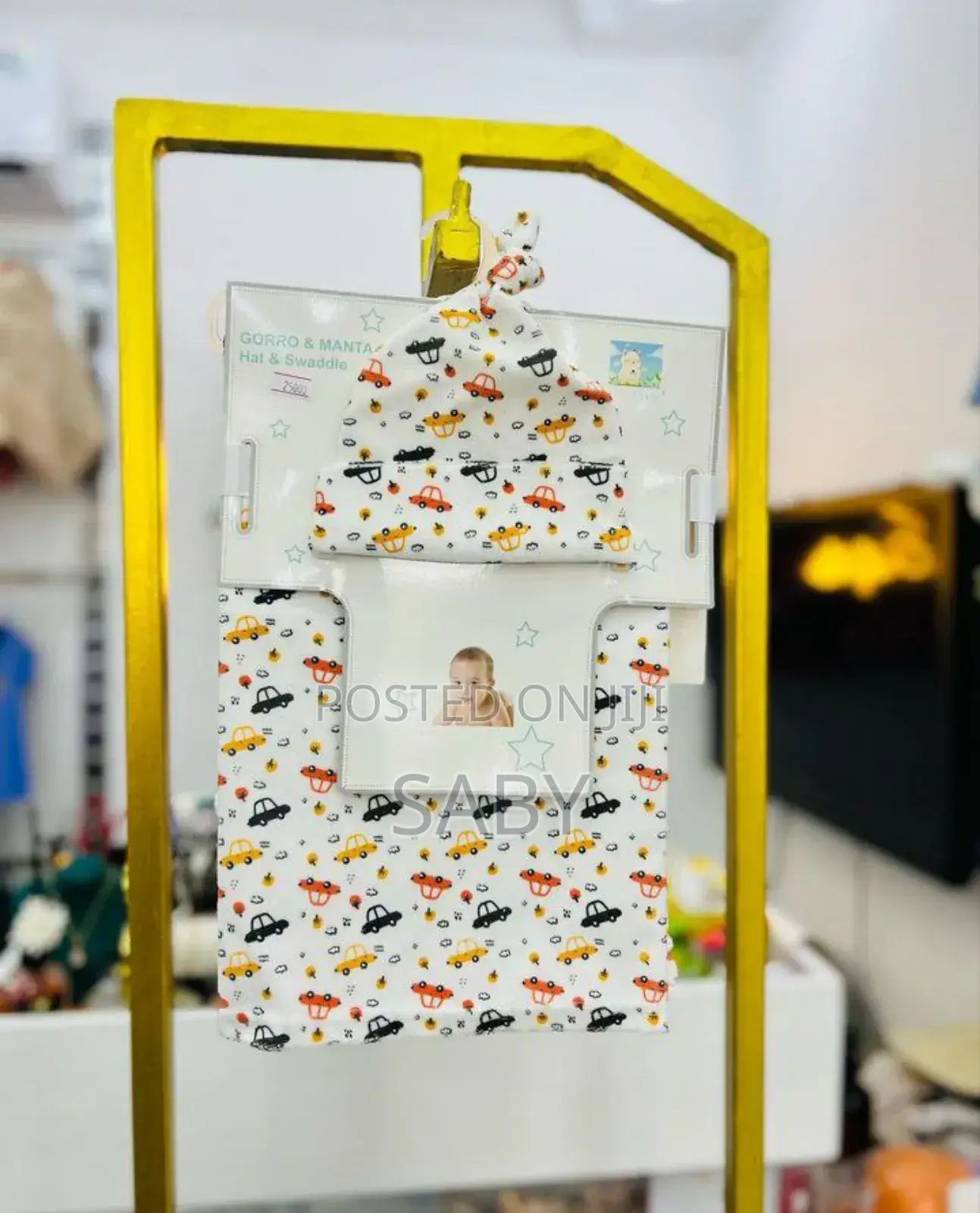 Baby Kids Swaddle and Hat or Headband