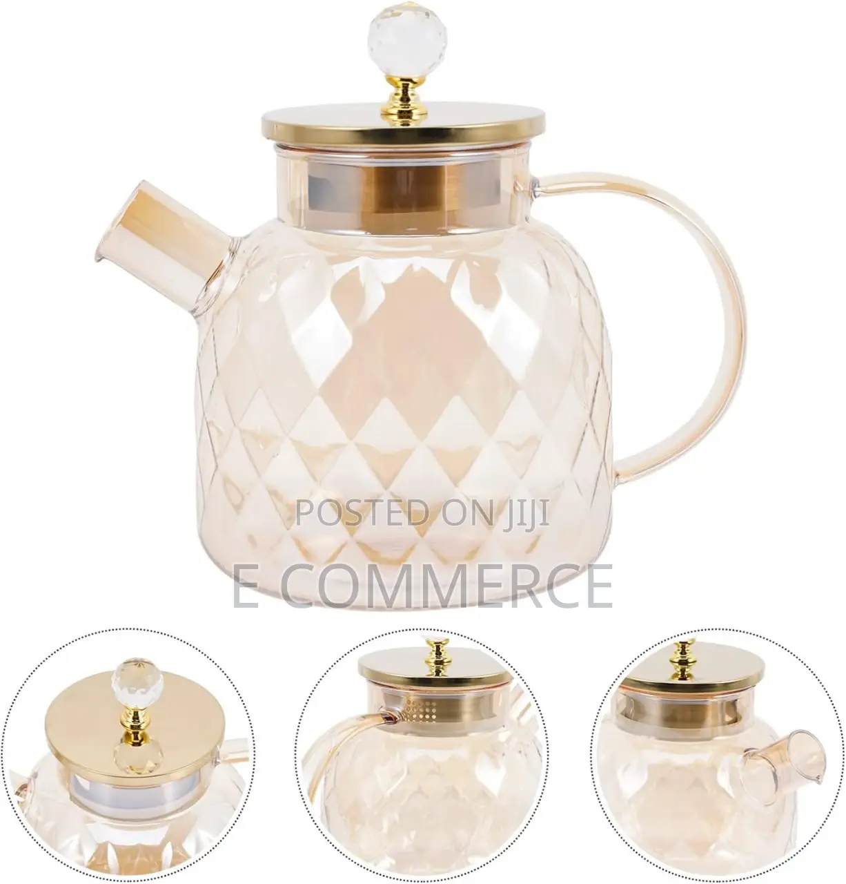 Heat Resistance Glass Tea and Coffee Pot